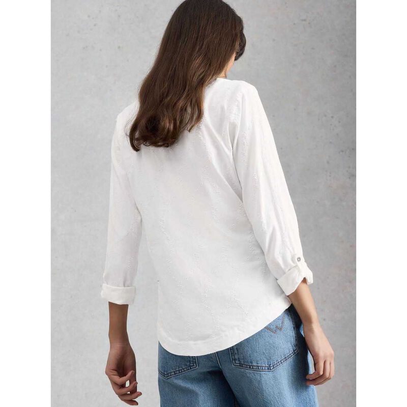 White Stuff Annie Broderie Jersey Shirt image number 1